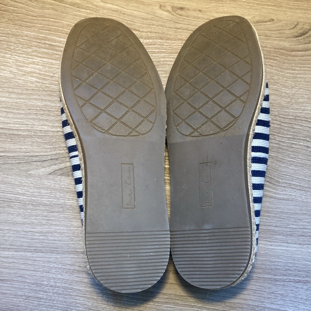 Me too koda coast stripes espadrilles blue cream 7,5 - Picture 6 of 14